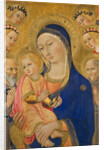 Madonna and Child with Saint Jerome, Saint Bernardino, and Angels, c.1460-70 by Sano di also Ansano di Pietro di Mencio Pietro