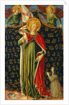 Saint Ursula with Two Angels and Donor, c.1455-60 by Benozzo di Lese di Sandro Gozzoli
