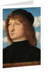 Portrait of a Venetian Gentleman, c.1500 by Giovanni Bellini