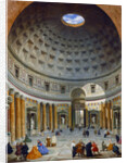 Interior of the Pantheon, Rome, c.1734 by Giovanni Paolo Pannini or Panini