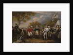 Battle of Saratoga, the British General John Burgoyne surrendering to the American General, Horatio Gates, October 17, 1777, c.1822-32 by John Trumbull