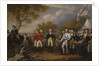 Battle of Saratoga, the British General John Burgoyne surrendering to the American General, Horatio Gates, October 17, 1777, c.1822-32 by John Trumbull
