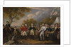 Battle of Saratoga, the British General John Burgoyne surrendering to the American General, Horatio Gates, October 17, 1777, c.1822-32 by John Trumbull