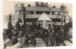 Pioneer Infantry Battalion on the troop ship U.S.S. Philippine from Brest harbor, France, July 18, 1919 by American Photographer