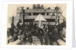 Pioneer Infantry Battalion on the troop ship U.S.S. Philippine from Brest harbor, France, July 18, 1919 by American Photographer