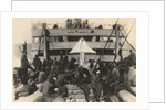 Pioneer Infantry Battalion on the troop ship U.S.S. Philippine from Brest harbor, France, July 18, 1919 by American Photographer