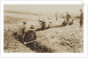U.S. Marines in France Digging in, 1917-19 by American Photographer