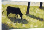 Black Cow in a Meadow, 1881 by Georges Pierre Seurat