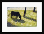 Black Cow in a Meadow, 1881 by Georges Pierre Seurat