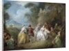Courtly Scene in a Park, c.1730-35 by Jean-Baptiste Joseph Pater