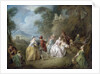 Courtly Scene in a Park, c.1730-35 by Jean-Baptiste Joseph Pater
