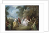 Courtly Scene in a Park, c.1730-35 by Jean-Baptiste Joseph Pater