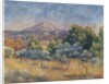 Mount of Sainte-Victoire, c.1888-89 by Pierre Auguste Renoir
