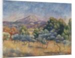 Mount of Sainte-Victoire, c.1888-89 by Pierre Auguste Renoir