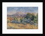 Mount of Sainte-Victoire, c.1888-89 by Pierre Auguste Renoir