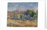 Mount of Sainte-Victoire, c.1888-89 by Pierre Auguste Renoir