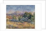Mount of Sainte-Victoire, c.1888-89 by Pierre Auguste Renoir