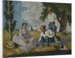Picnic on a Riverbank, 1873-74 by Paul Cezanne