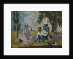 Picnic on a Riverbank, 1873-74 by Paul Cezanne