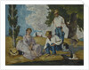 Picnic on a Riverbank, 1873-74 by Paul Cezanne