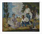 Picnic on a Riverbank, 1873-74 by Paul Cezanne