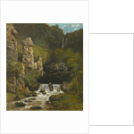 Landscape with a Waterfall, c.1865 by Gustave Courbet