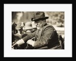 Theodore Roosevelt smiling from an automobile by Anonymous
