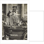 Theodore Roosevelt salutes crowd by Anonymous