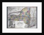 Map of the state of New York, 1850 by Anonymous