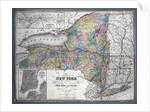 Map of the state of New York, 1850 by Anonymous