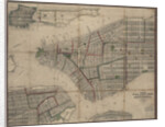 Map of the City of New York with the adjacent cities of Brooklyn & Jersey City, & the village of Williamsburg, 1852 by Anonymous