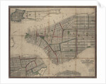 Map of the City of New York with the adjacent cities of Brooklyn & Jersey City, & the village of Williamsburg, 1852 by Anonymous