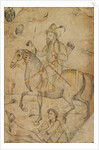 Hunter on a Horse by Mughal School