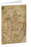 Hunter on a Horse by Mughal School