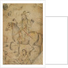 Hunter on a Horse by Mughal School