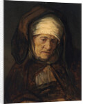 Head of an Aged Woman, 1655-60 by Rembrandt Harmensz. van Rijn