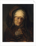 Head of an Aged Woman, 1655-60 by Rembrandt Harmensz. van Rijn