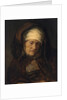 Head of an Aged Woman, 1655-60 by Rembrandt Harmensz. van Rijn