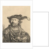 Self Portrait in a Velvet Cap with Plume, 1638 by Rembrandt Harmensz. van Rijn