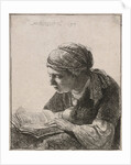 Woman Reading, 1634 by Rembrandt Harmensz. van Rijn