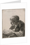 Woman Reading, 1634 by Rembrandt Harmensz. van Rijn