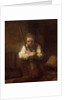 A Girl with a Broom, 1651 by (studio of) Rembrandt Harmensz. van Rijn