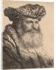 Bearded Man in a Velvet Cap with a Jewel Clasp, 1637 by Rembrandt Harmensz. van Rijn