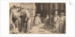 Jews in the Synagogue, 1648 by Rembrandt Harmensz. van Rijn