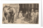 Jews in the Synagogue, 1648 by Rembrandt Harmensz. van Rijn