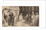 Jews in the Synagogue, 1648 by Rembrandt Harmensz. van Rijn