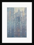The Portal of Rouen Cathedral in Morning Light, 1894 by Claude Monet