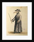 Venetian Doctor during the time of the plague, 18th century by Jan van Grevenbroeck