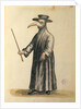Venetian Doctor during the time of the plague, 18th century by Jan van Grevenbroeck