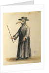 Venetian Doctor during the time of the plague, 18th century by Jan van Grevenbroeck